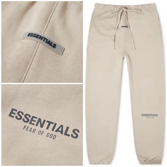 Fear Of God Essentials NWT! Sweatpant String In Cream Size...